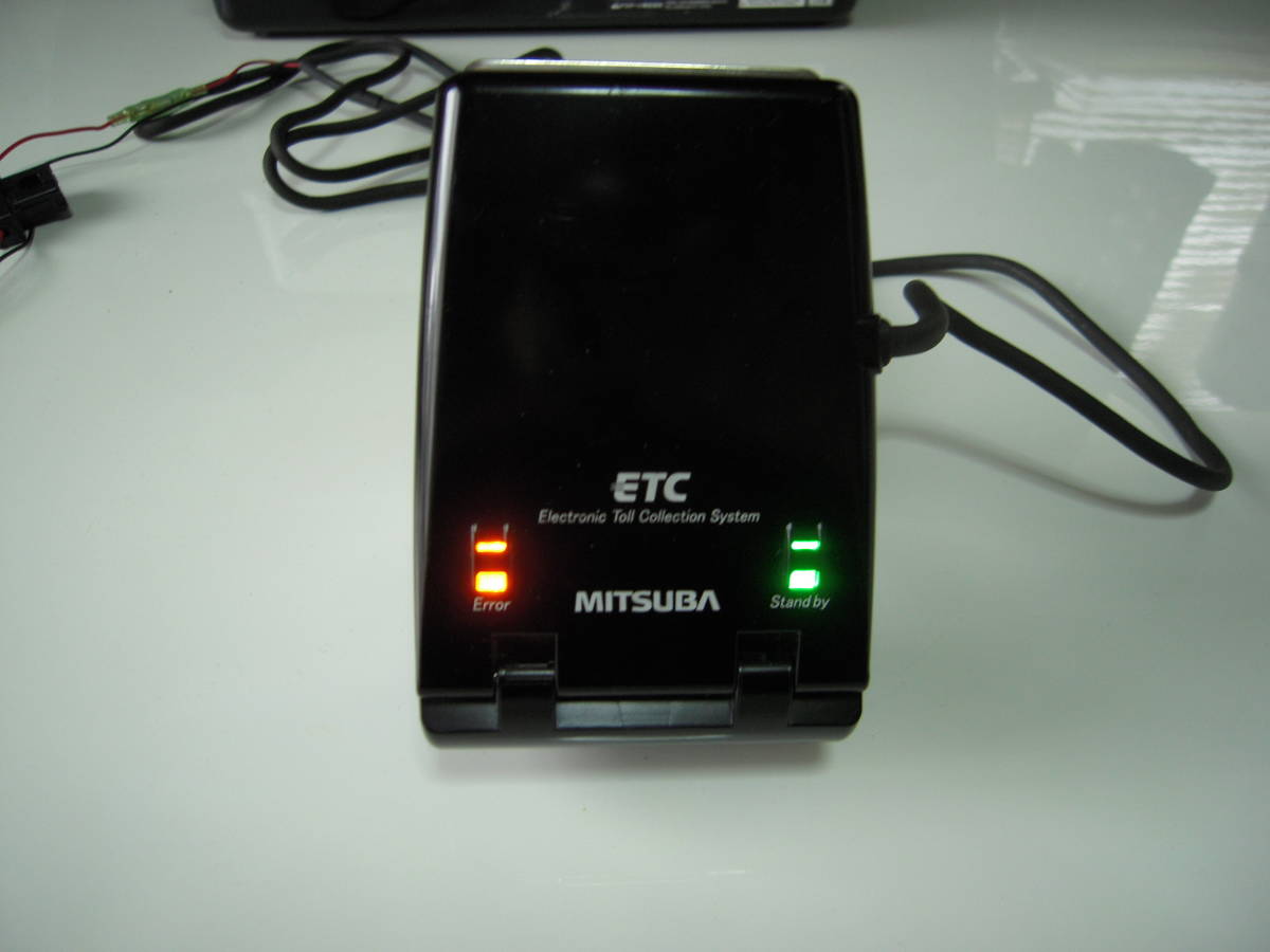ステー付き】ETC車載器 日本無線 アンテナ一体型ETC JMR-12 ETC バイク