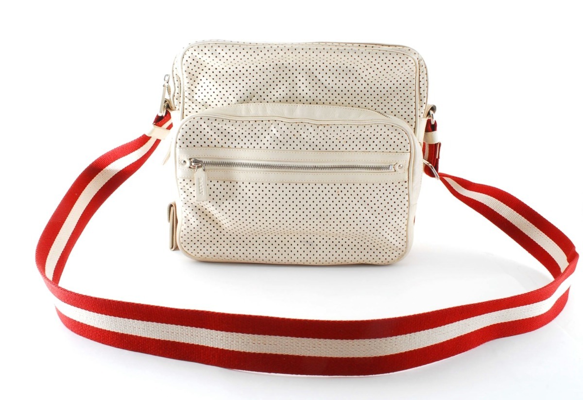 バリー レザー ショルダーバッグ ホワイト BALLY ショルダーバッグ 