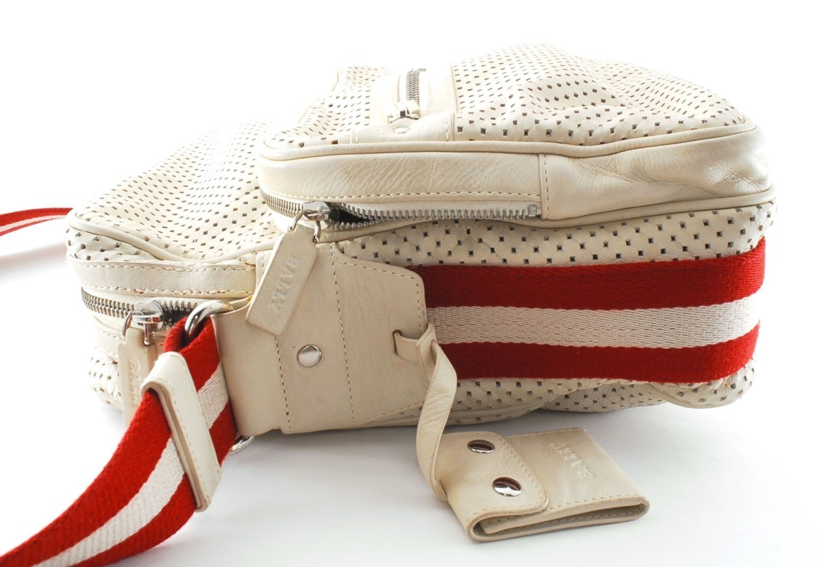 バリー レザー ショルダーバッグ ホワイト BALLY ショルダーバッグ 