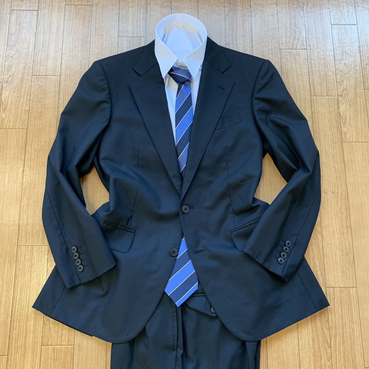 バーバリー スーツ バーバリーロンドン LONDON ネイビー BURBERRY ab5 