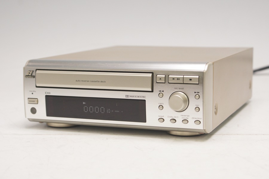 【2025】 SANSUI コンパクトカセットデッキ D11 スリムタイプ オートリバース AVケーブル付(一般)｜売買されたオークション情報、yahooの商品情報をアーカイブ公開 - オークファン 一般