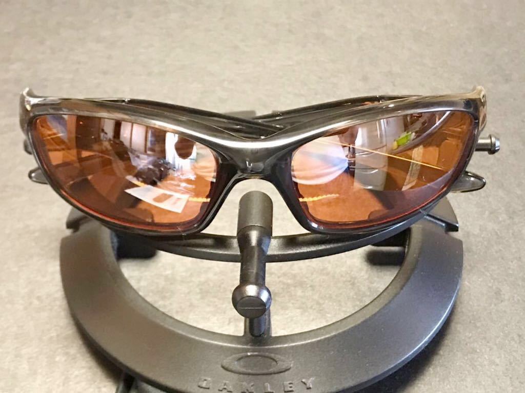 Oakley Straight JACKET Silver&frasl;ice Silver&frasl;Fire ストレートジャケット 美品/偏光【OAKLEY 】STRAIGHT JACKET 04-327J 国内正規品