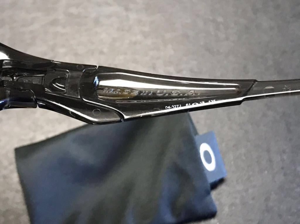 Oakley Straight JACKET Silver&frasl;ice Silver&frasl;Fire ストレートジャケット 美品/偏光【OAKLEY 】STRAIGHT JACKET 04-327J 国内正規品