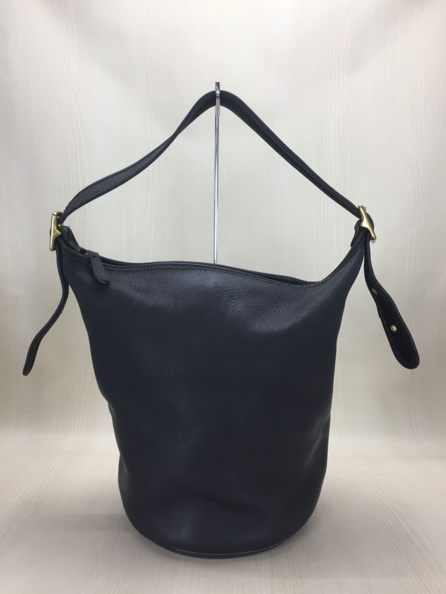 定番，本物保証 COACH ショルダーバッグ/レザー/BLK/無地/OLD COACH(ショルダーバッグ)｜売買されたオークション情報、yahooの商品情報をアーカイブ公開 - オークファン その他