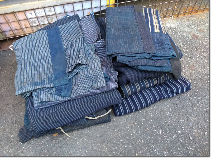 620 野良着 でんち 木綿 襤褸 等 まとめ売り 着物リメイク 手作り 