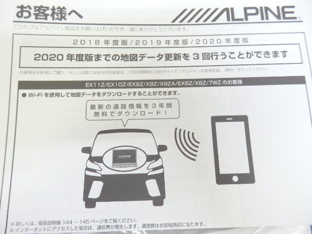 アルパイン X9Z-PR　メーカー点検済み　地図更新可能 プリウス50系専用 9型　_5