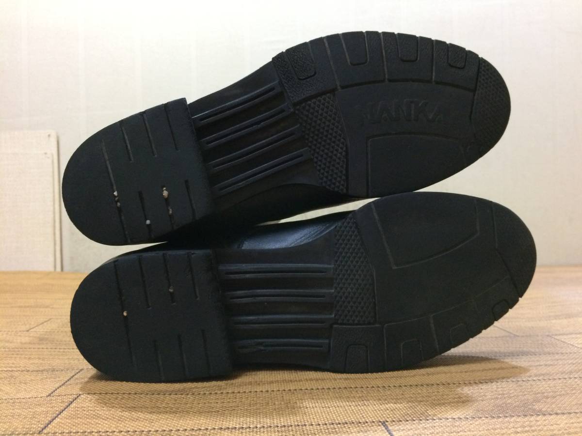 NANKAI ライディングブーツ バイク レザー 黒 約26cm ナンカイ 本革 