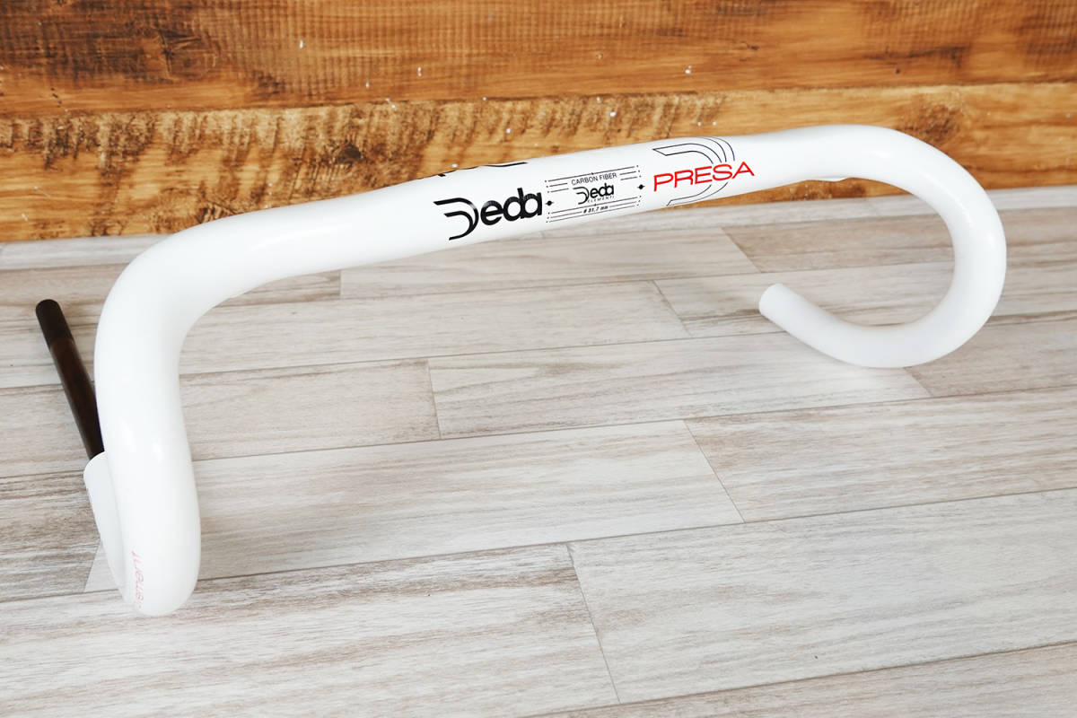 Deda Presa DEDA Carbon PRESA Handlebar デダ - カーボン 31.7mm 400mm(C-C) ドロップハンドル | Road White バイチャリ世田谷店
