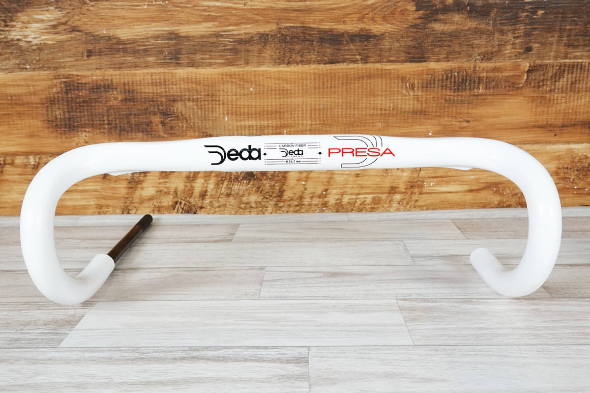 Deda Presa DEDA Carbon PRESA Handlebar デダ - カーボン 31.7mm 400mm(C-C) ドロップハンドル | Road White バイチャリ世田谷店