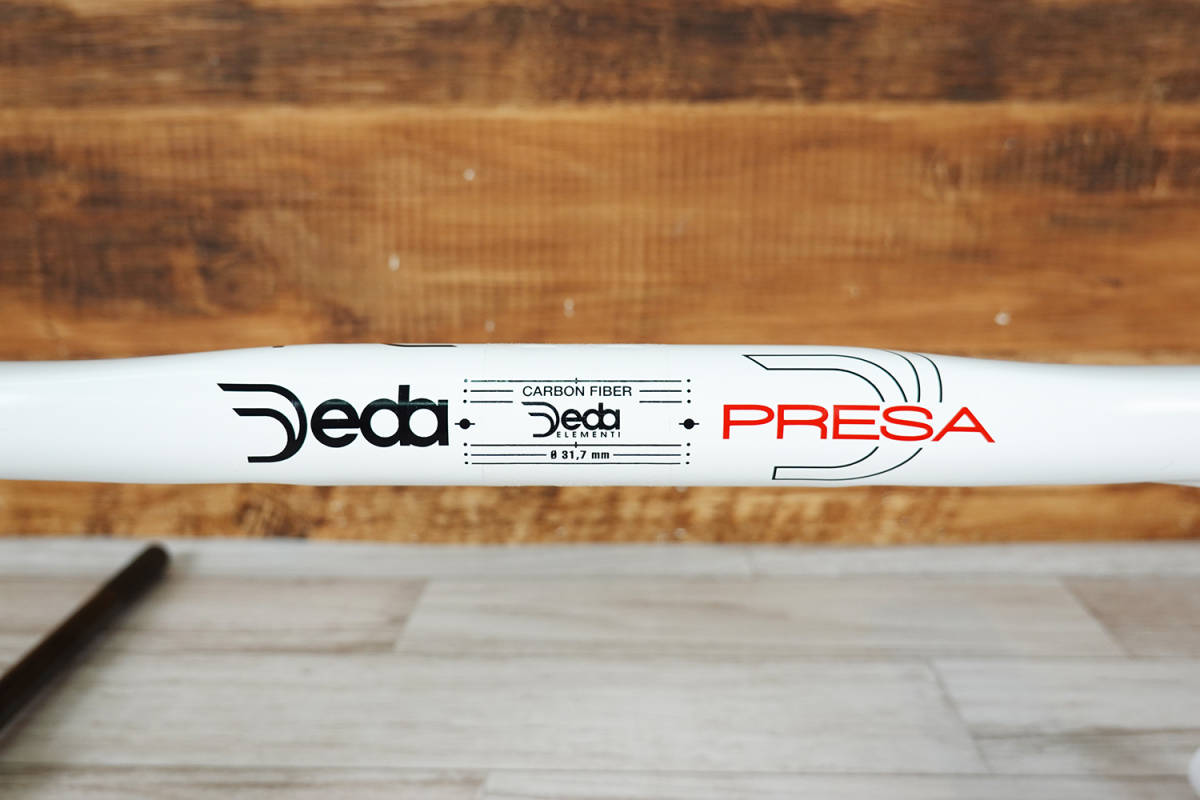Deda Presa DEDA Carbon PRESA Handlebar デダ - カーボン 31.7mm 400mm(C-C) ドロップハンドル | Road White バイチャリ世田谷店