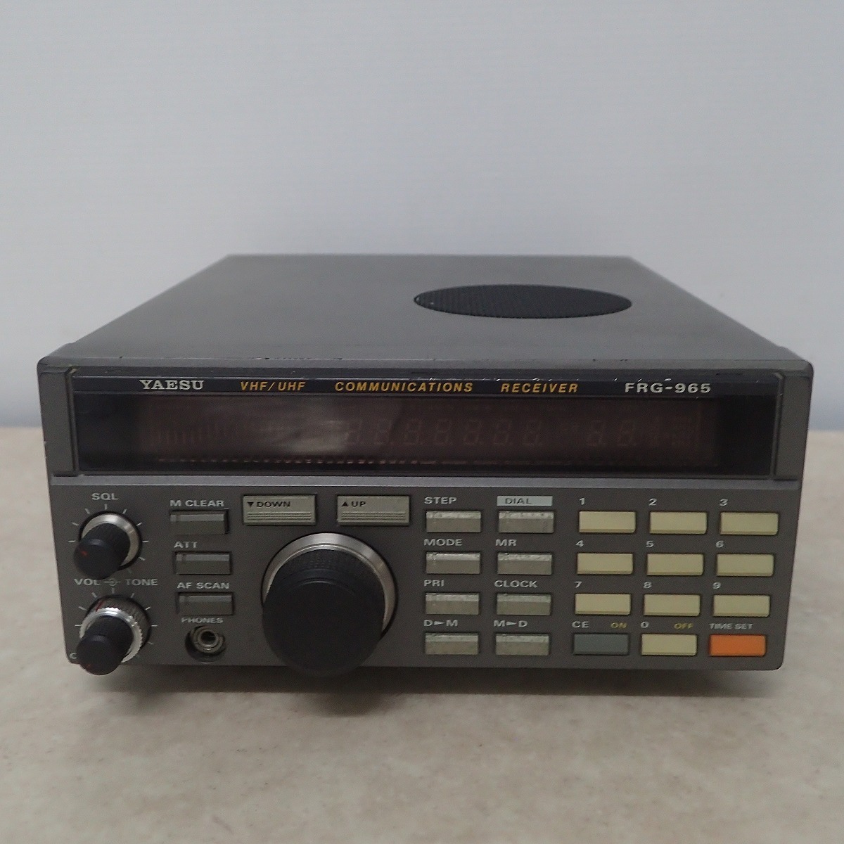 八重洲 ヤエス VHF/UHF 受信機 FRG-965 取説付き ジャンク【20