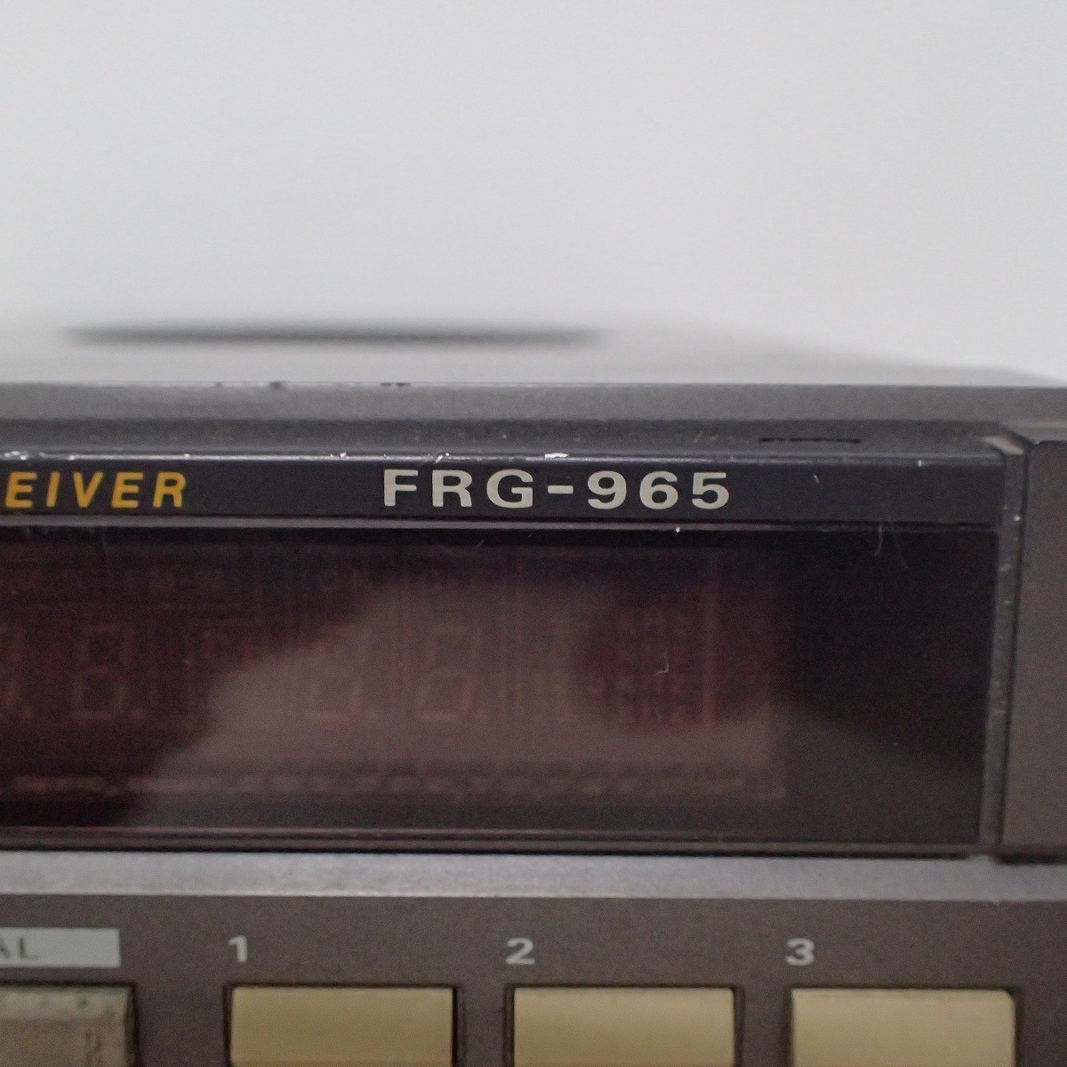 八重洲 ヤエス VHF/UHF 受信機 FRG-965 取説付き ジャンク【20 YAESU