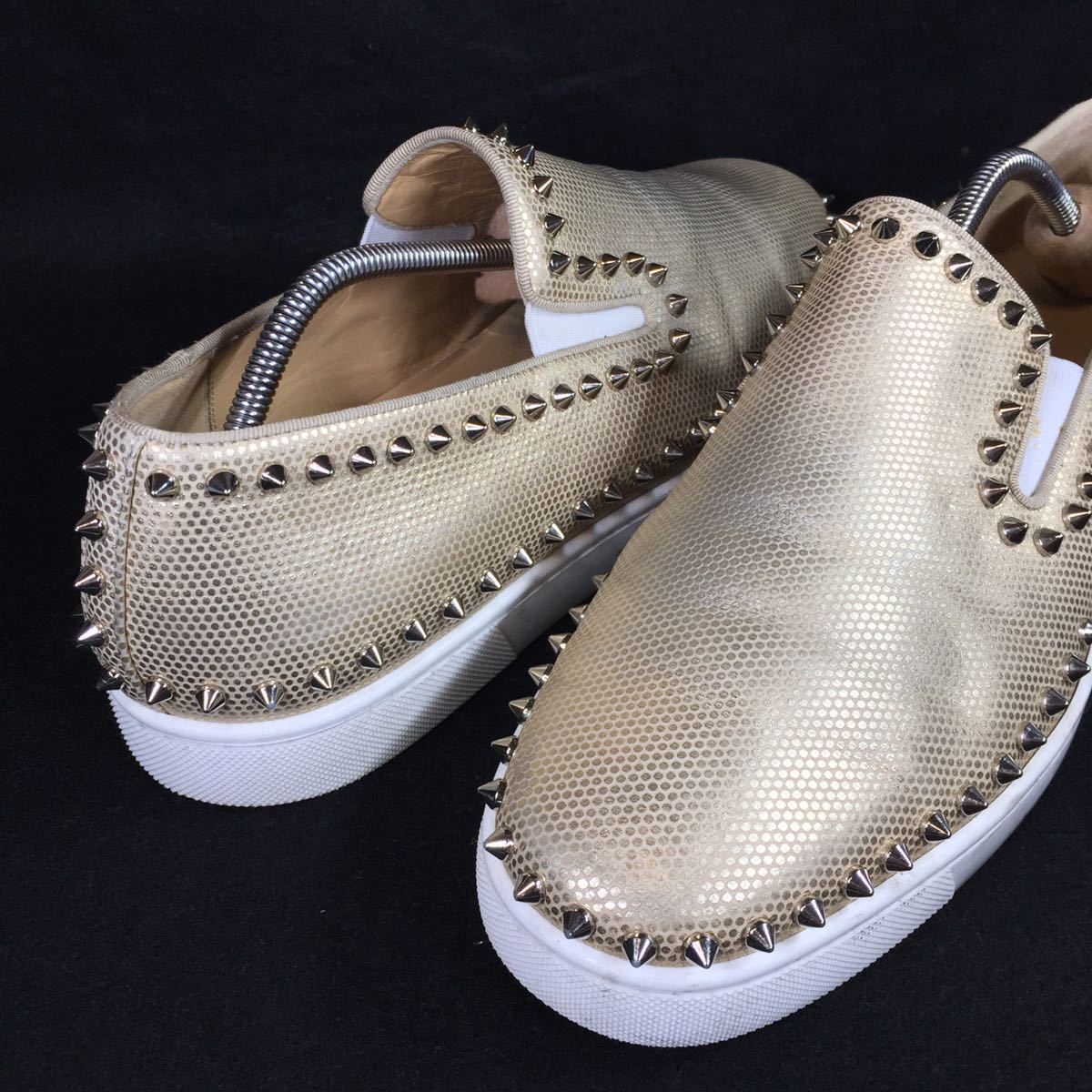 クリスチャンルブタン】本物 Christian Louboutin ピックボート 