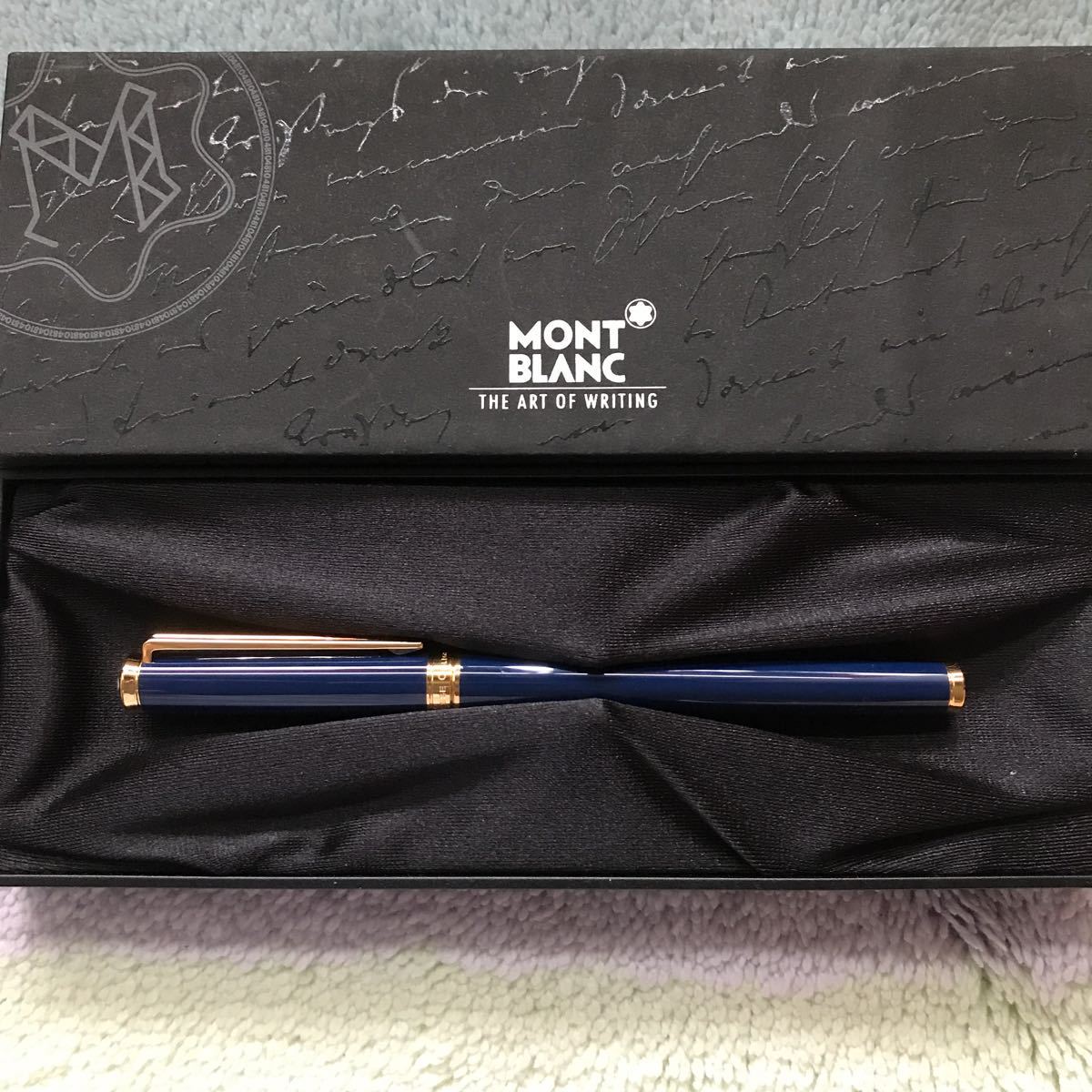 未使用 長期保管品】MONTBLANC モンブランボールペン 黒 ノブレスオブ 