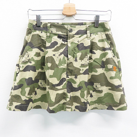 Pearly Gates パーリーゲイツ スカート スヌーピー 迷彩 カモフラ柄 カーキ系 1 ゴルフウェア レディース スカート 売買されたオークション情報 Yahooの商品情報をアーカイブ公開 オークファン Aucfan Com