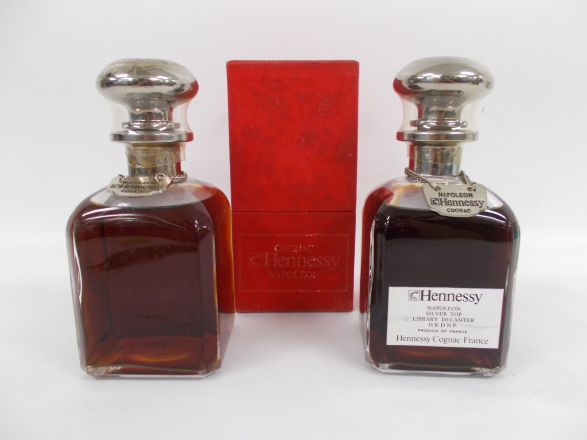人気SALE，HOT 1円 おたからや U0829-14 未開栓 HENNESSY NAPOLEON SILVER TOP ヘネシー ナポレオン シルバートップ コニャック 2本まとめて(ヘネシー)｜売買されたオークション情報、yahooの商品情報をアーカイブ公開 コニャック