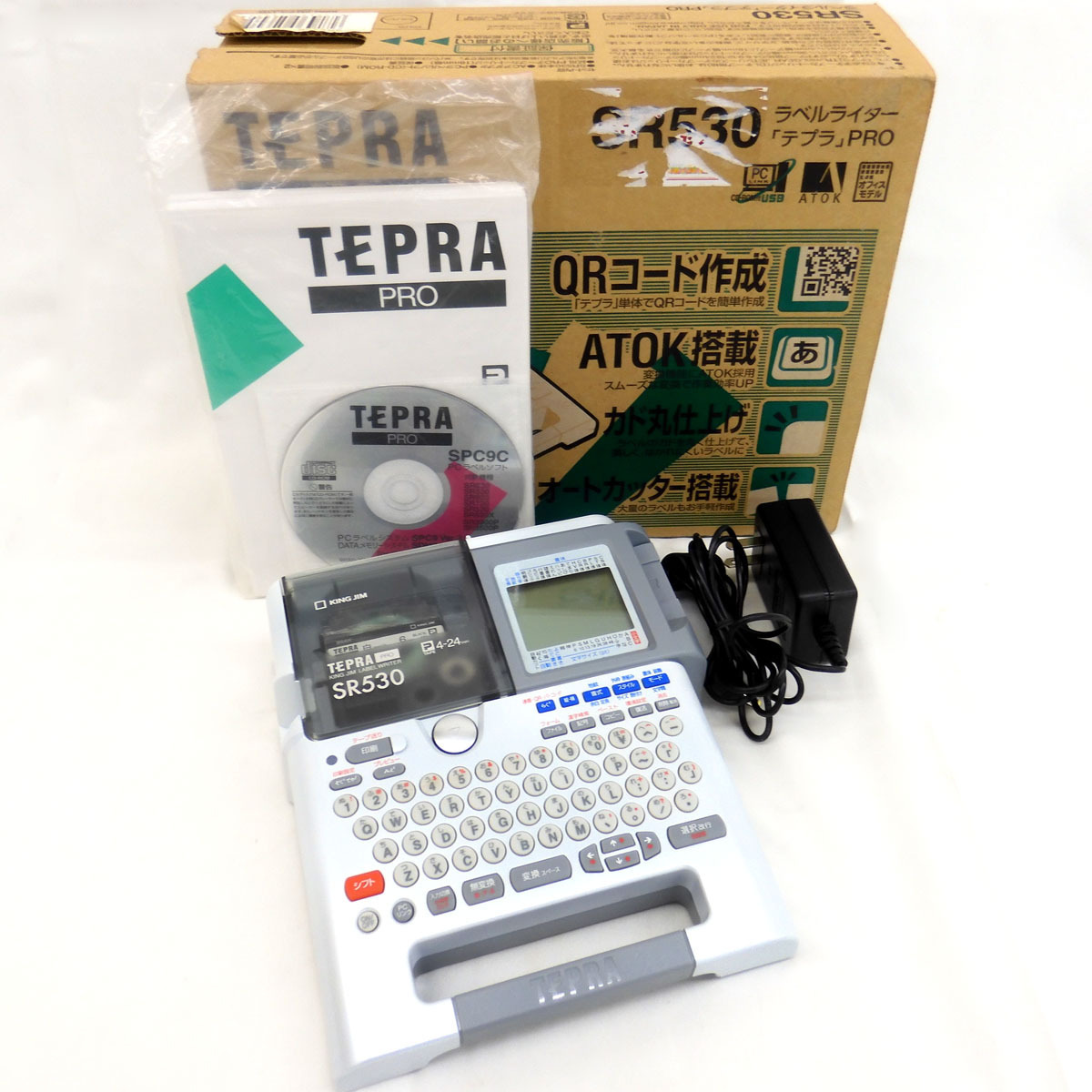PRO Tepra Tape Label com : Kingjim Jim Writer King Cartridge 18mm