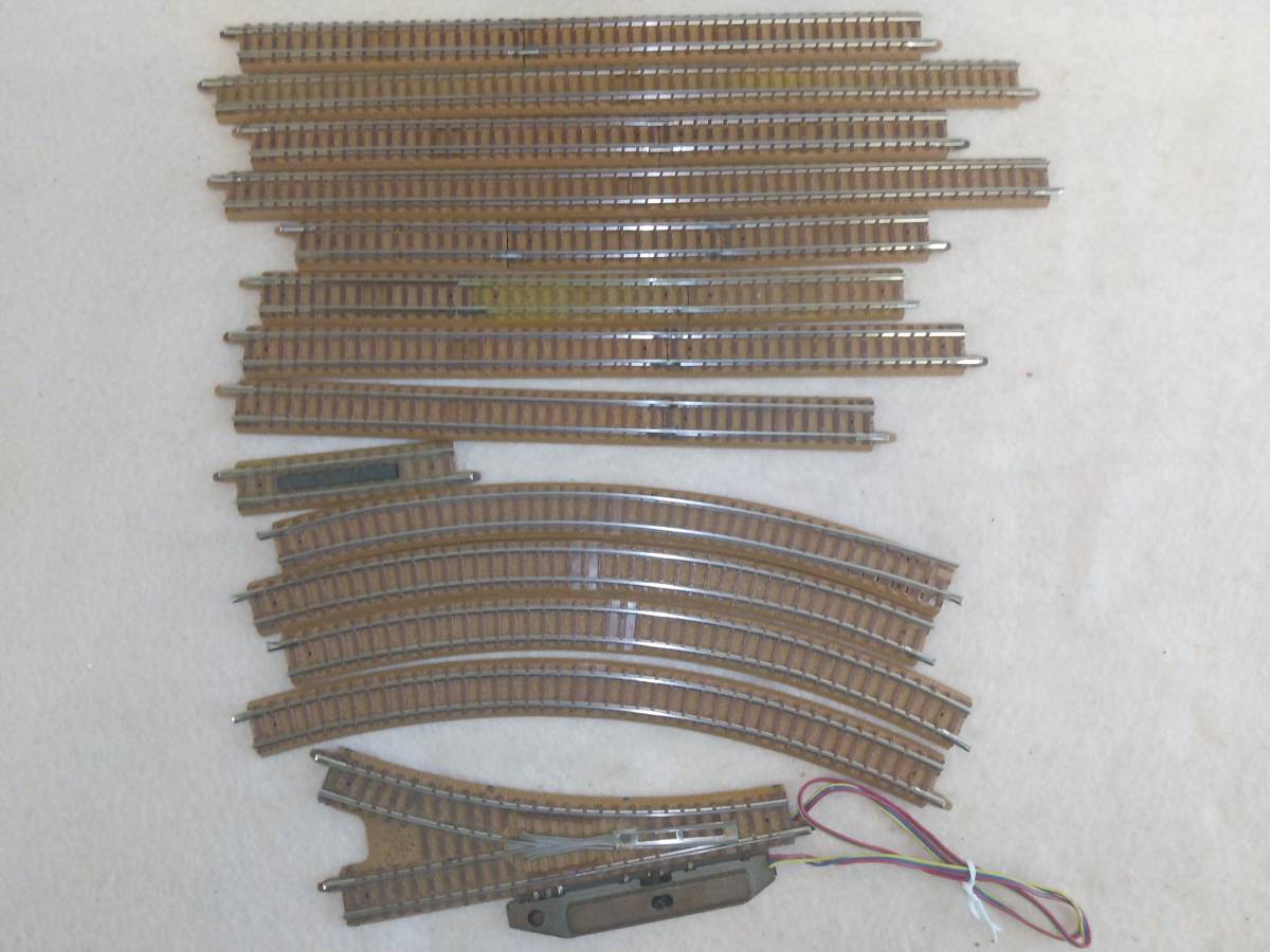 Nゲージ ジオラマ トンネル＆電車庫＆TOMIX パワーユニット 5001＆電動ポイントレールなど レール 14本など 大量セット_7