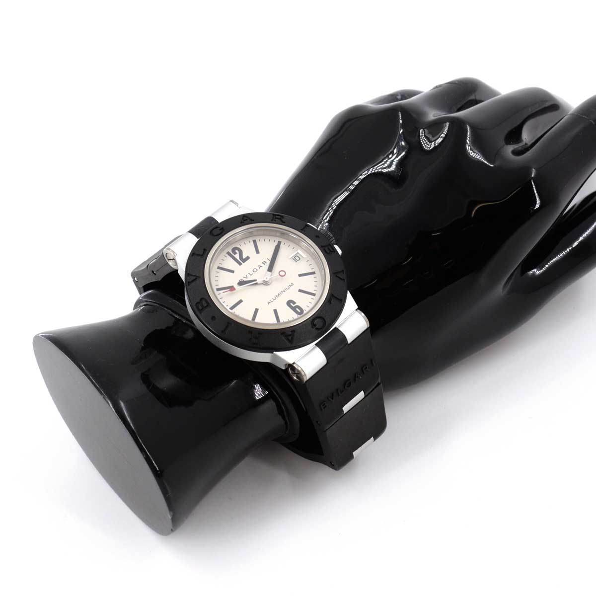 101463931☆1円 ブルガリ BVLGARI アルミニウム 時計 腕時計 メンズ 