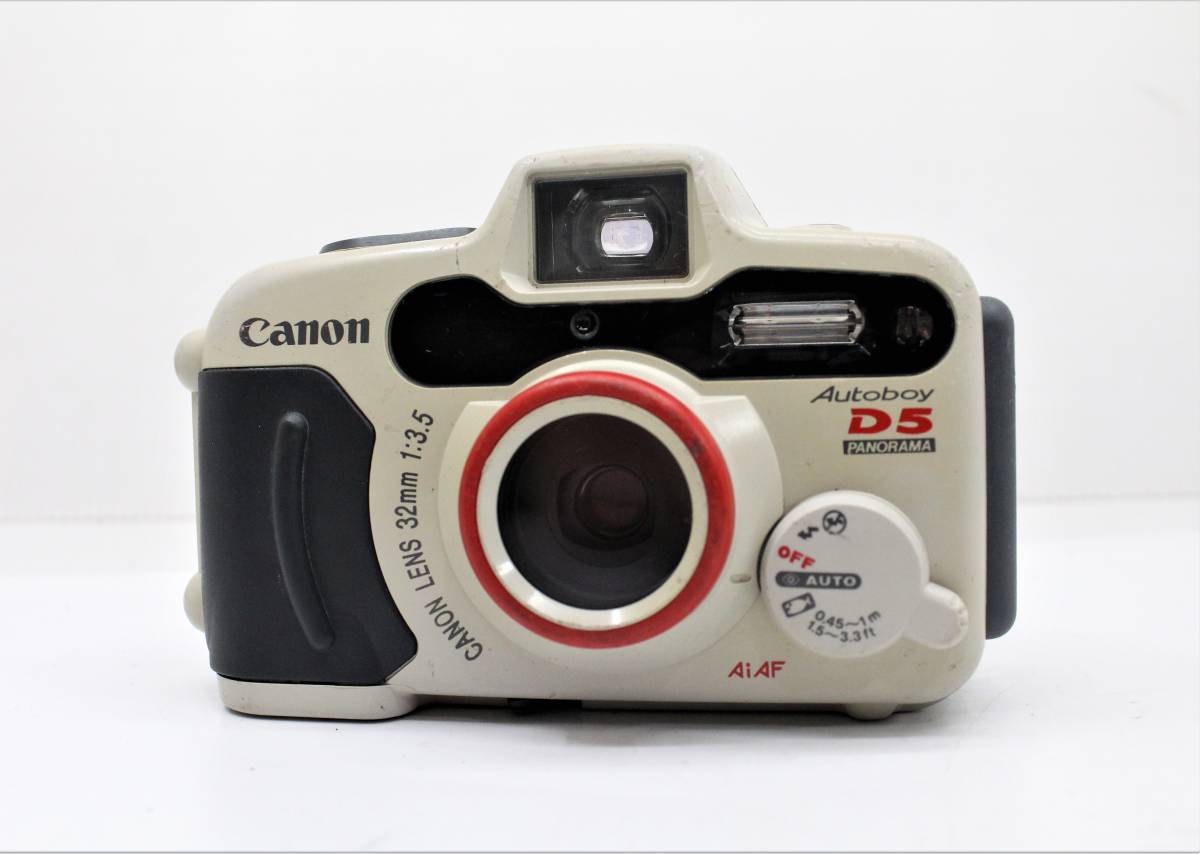 ☆良品☆CANON キヤノン Autoboy D5 32mm F3.5 防水フィルムカメラ