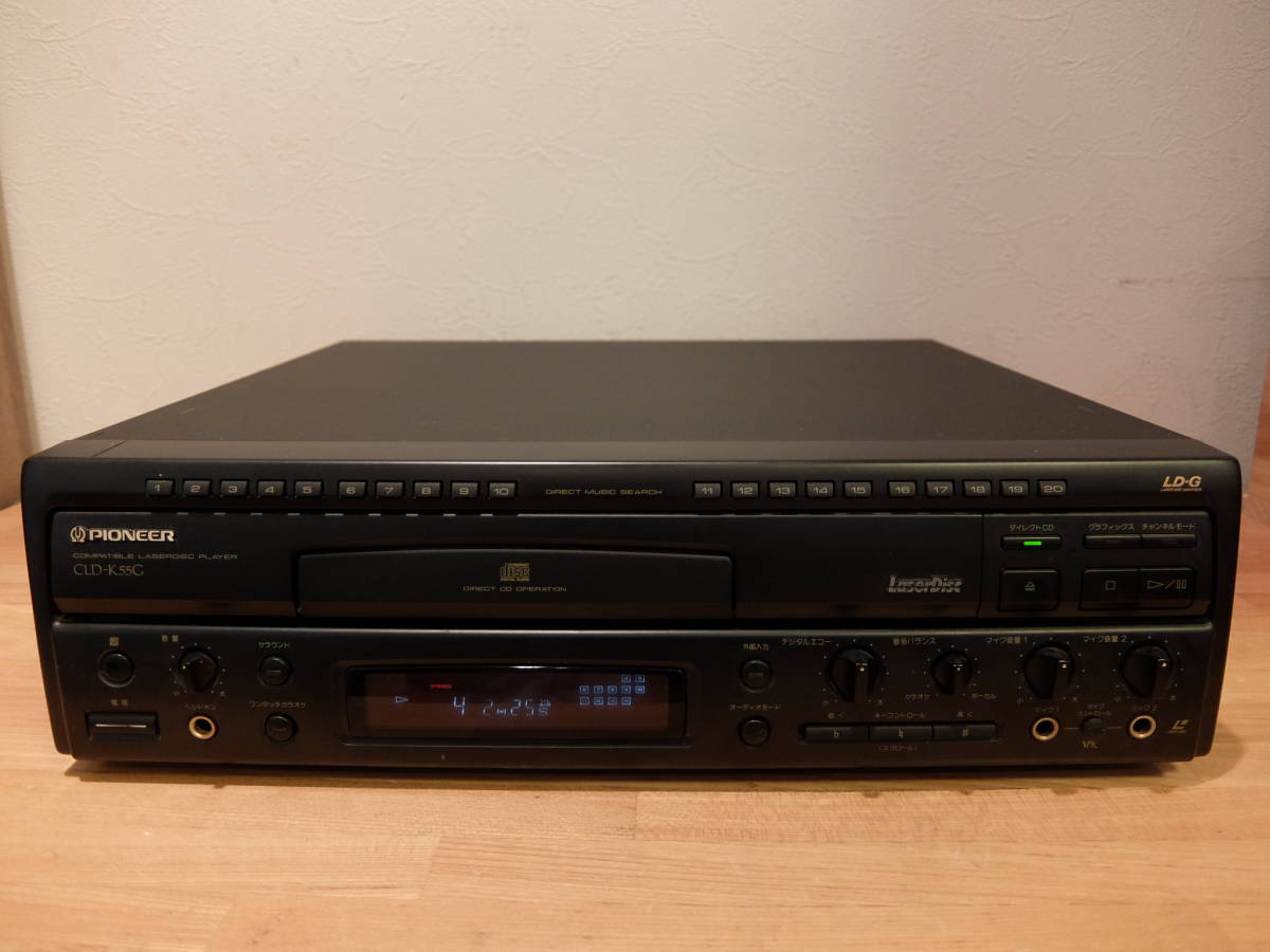 PIONEER CLD-K55G (パイオニア レーザディスク)動作確認 清掃済 S8884