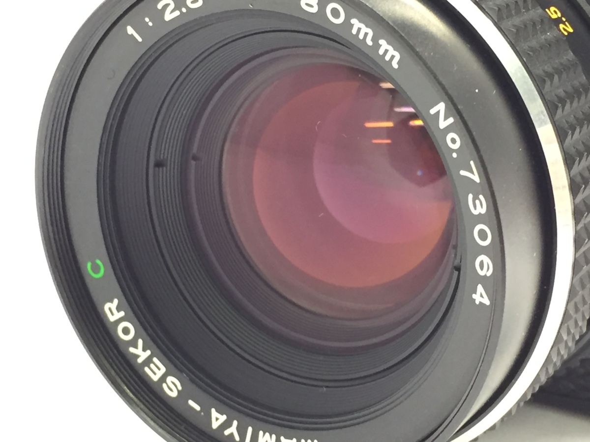 □ 1円 中古 マミヤ M645 中判カメラ/ 1:3.5 f=150mm レンズ他 3点