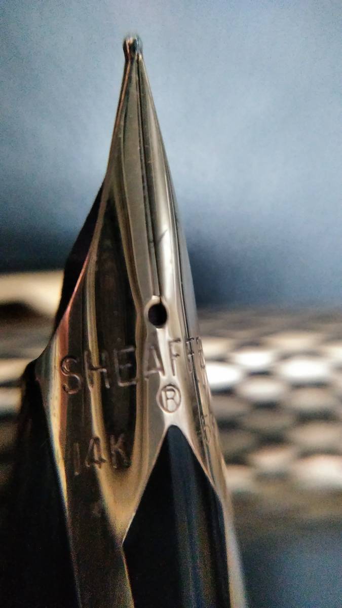 1564】万年筆 ペン先14K-585 SHEFFER USA シェーファー ゴールドカラー
