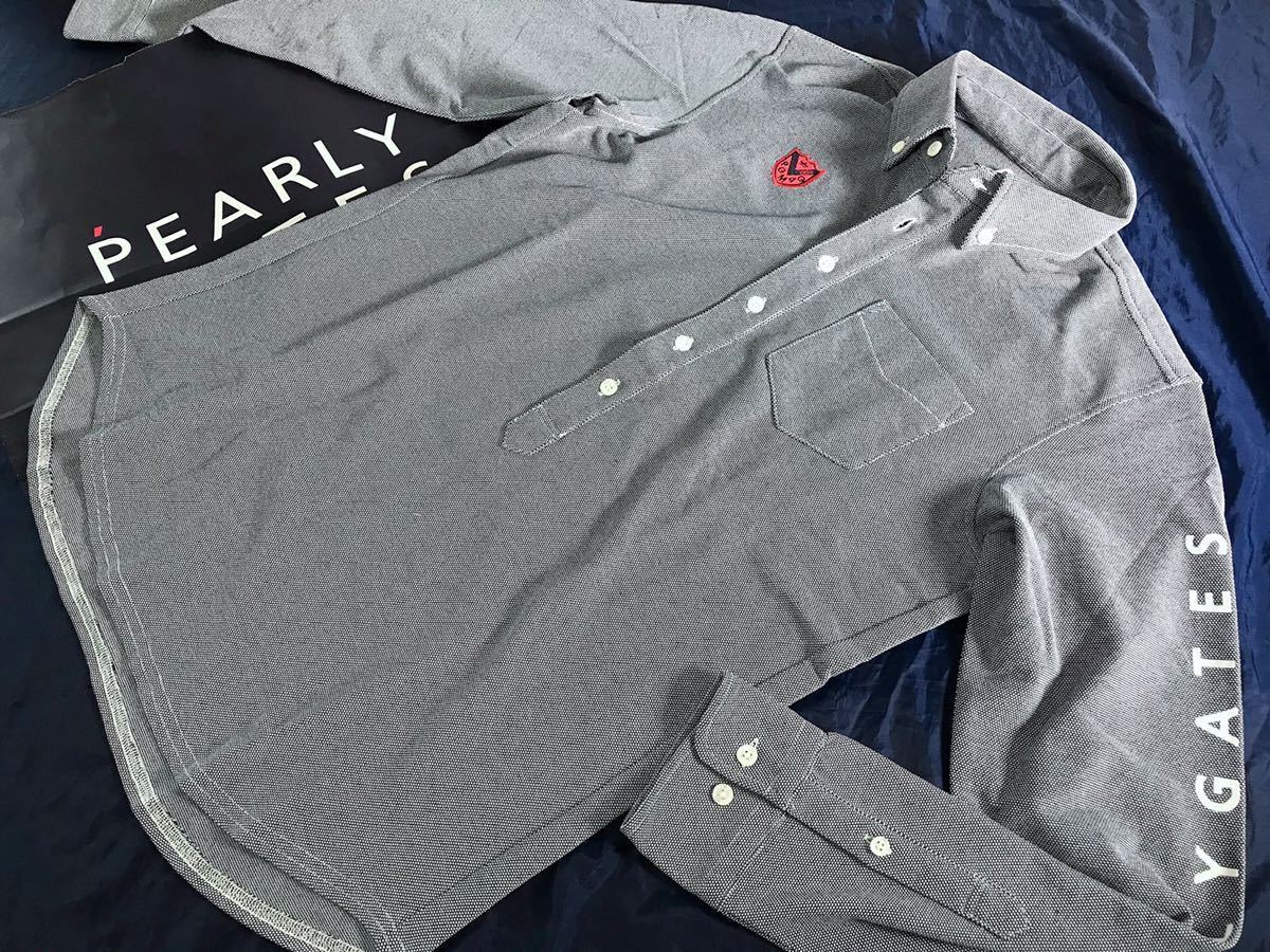 PEARLY GATES ボタンダウンシャツ L 本物新品 13391176 PEARLY GATESパーリーゲイツ/6(LL)超人気 2020年
