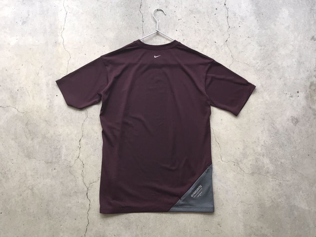 美品 GYAKUSOU [DRI-FIT] [Dark/Light] メッシュカットソー Sサイズ