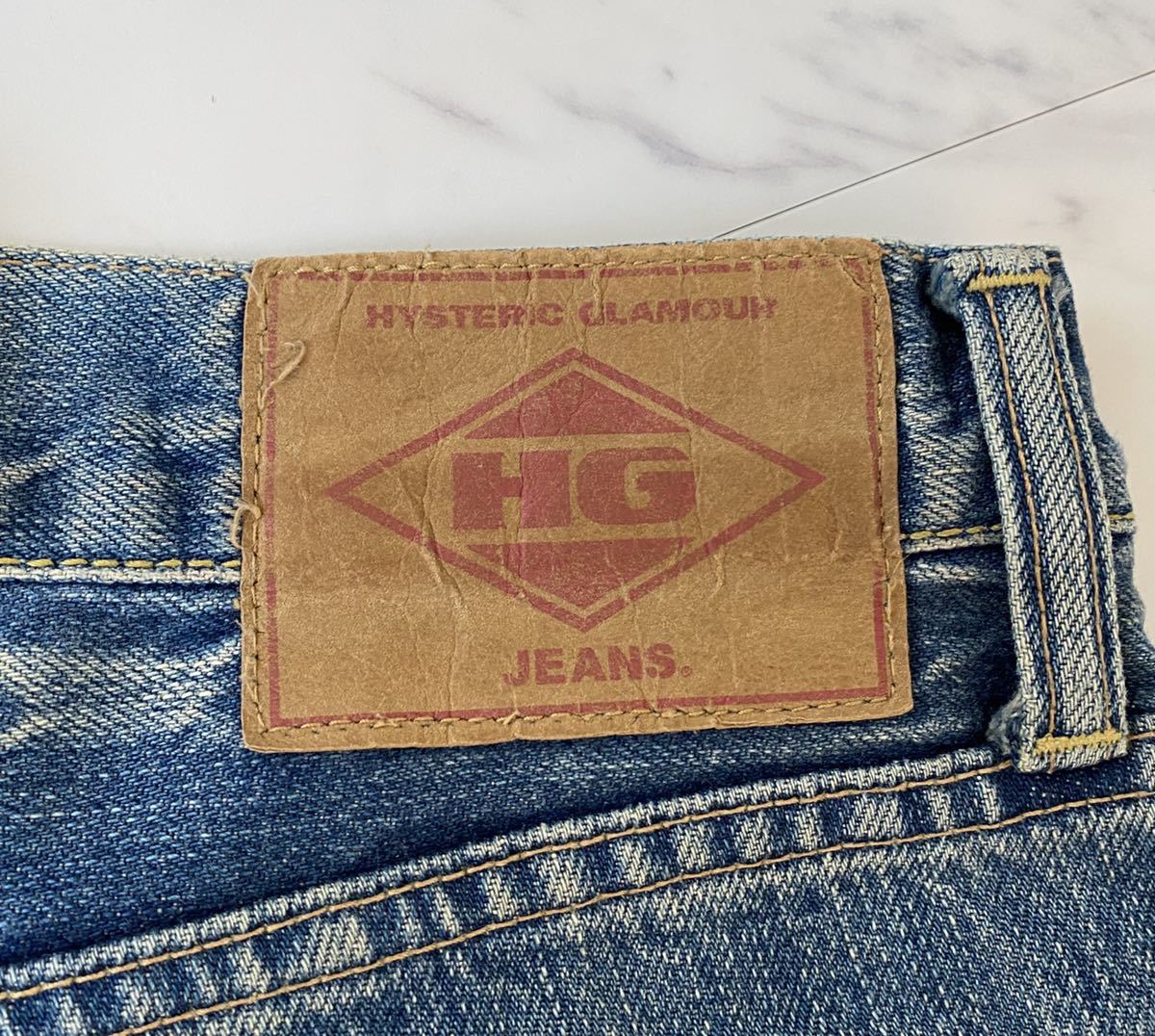 美品 名作 希少 HYSTERIC GLAMOUR キムタク 着用 同型 セルビッチ 小窓 