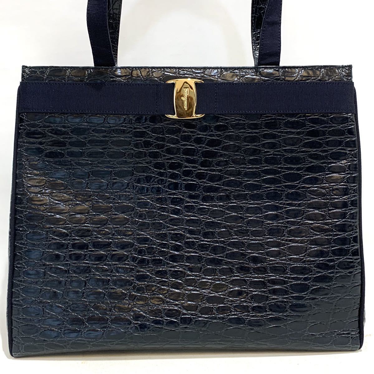 Ferragamo Salvatore 美品 極 フェラガモ サルヴァトーレフェラガモ 