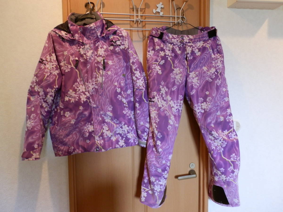  MIZUNO ミズノ BREATH THERMO スキーウェア上下 龍と桜 M(上下セット)｜売買されたオークション情報、yahooの商品情報をアーカイブ公開 - オークファン 男性用
