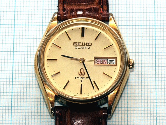 SEIKO セイコー TYPE Ⅱ タイプツー 8223-6030 金 ゴールド クォーツ