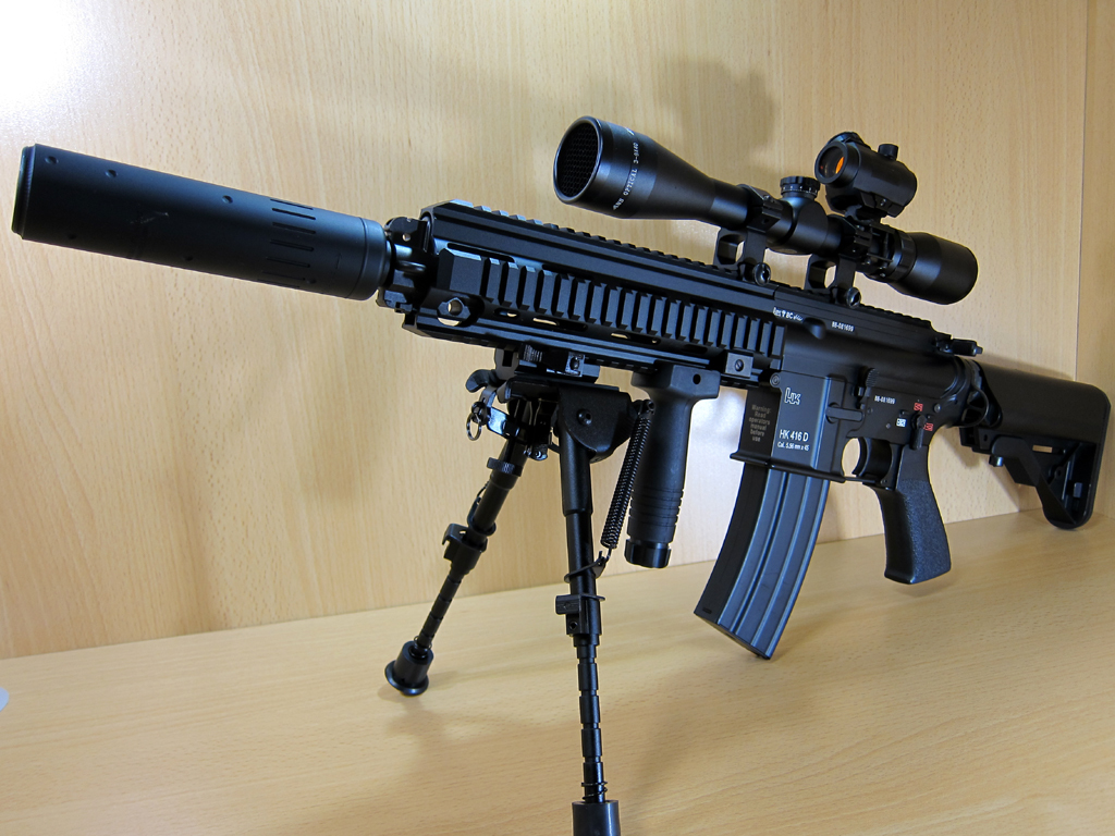 東京マルイ 次世代 HK416D スナイパー仕様 ライフルスコープ T1