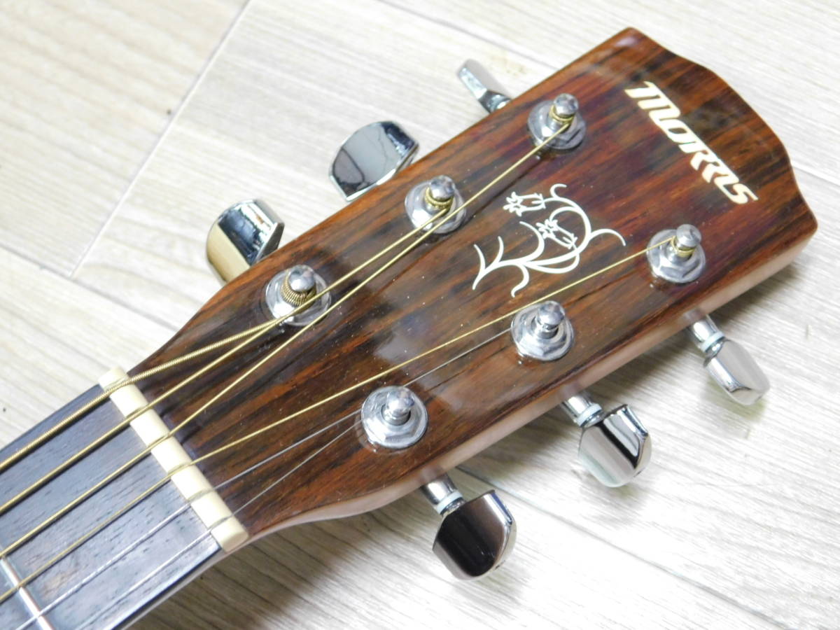 牛骨】MORRIS！トップ単板！M-32Ⅱ【弾き易く調整☆新品弦】 | ヤマダ