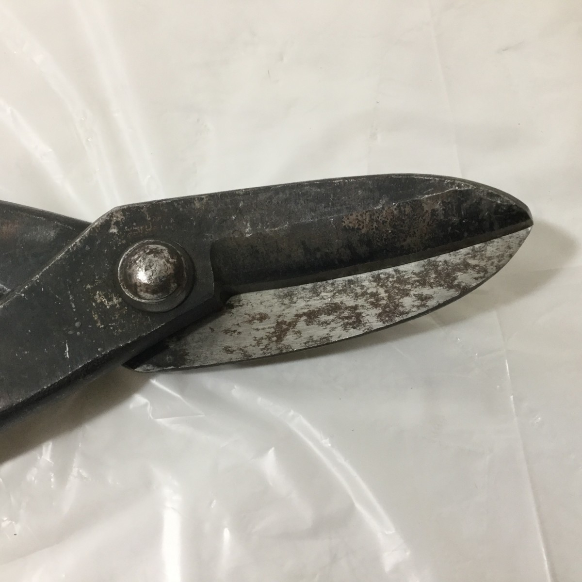 【中古品】盛光　金切鋏　40㎜ 盛光 金切鋏 盛光ハイスM1 刃長 本職用金切鋏 鍛造