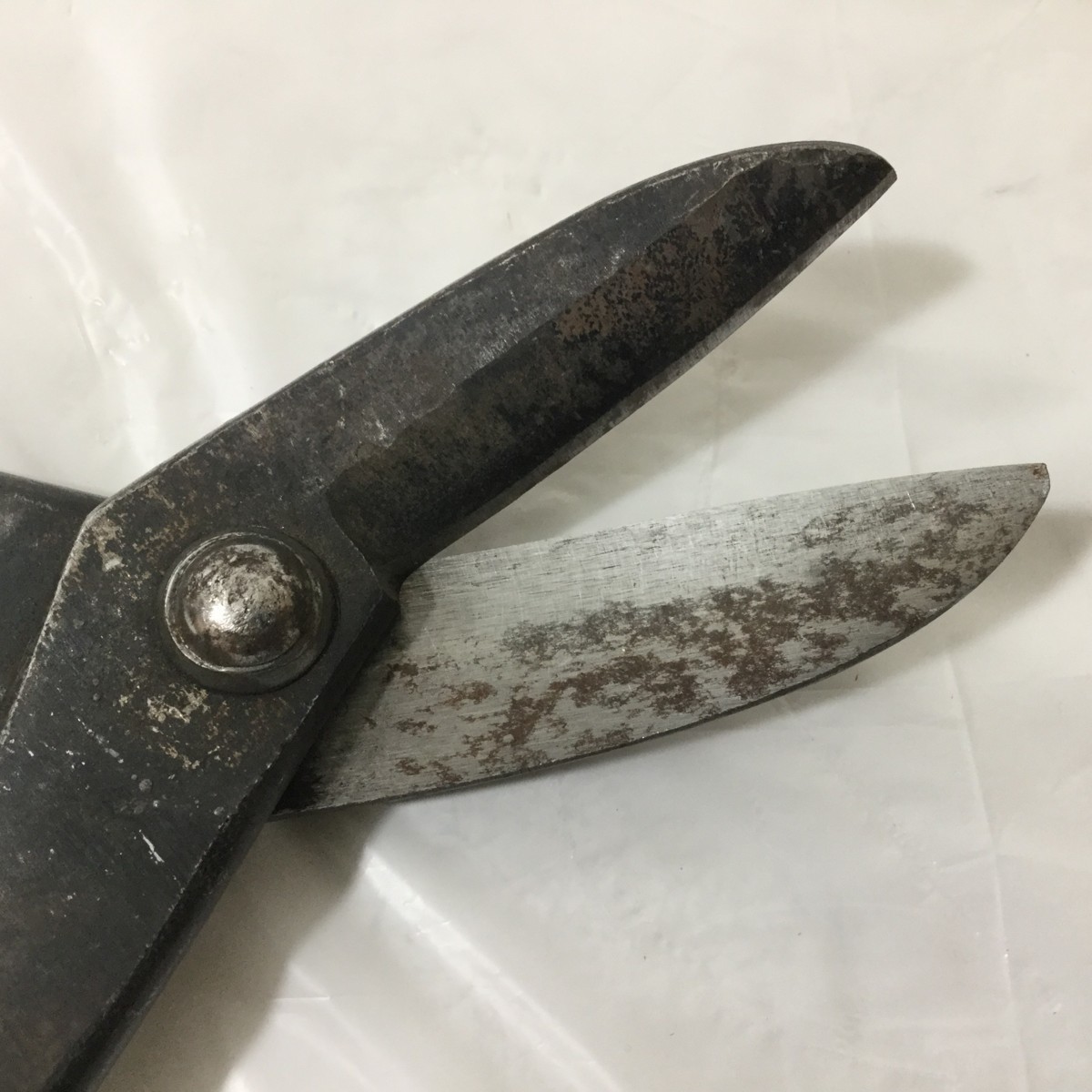 【中古品】盛光　金切鋏　40㎜ 盛光 金切鋏 盛光ハイスM1 刃長 本職用金切鋏 鍛造