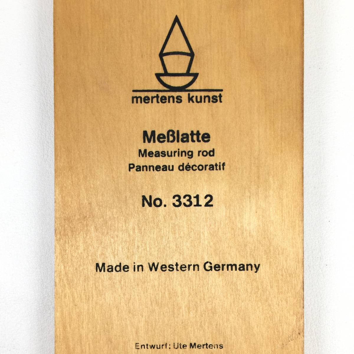 Mertens Kunst 木製子供用身長計 Meblatte No 3312 西ドイツの質問一覧