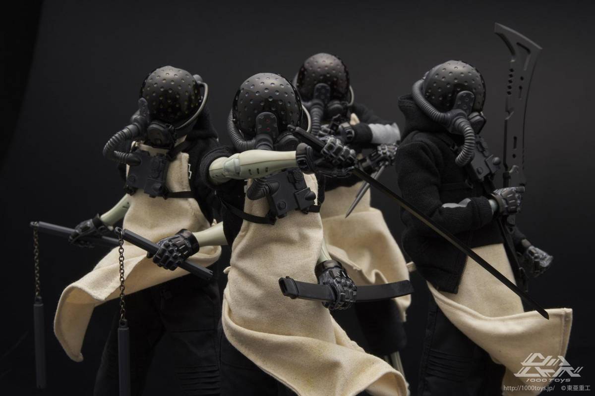 【限定SALE，大得価】 1000toys 1/6 東亜重工 対鹵獲転用体班 黄混 + 青磁 + 赤霧 + 緑斑 4体セット 千値練 弐瓶勉(その他)｜売買されたオークション情報、yahooの商品情報をアーカイブ公開 - オークファン その他