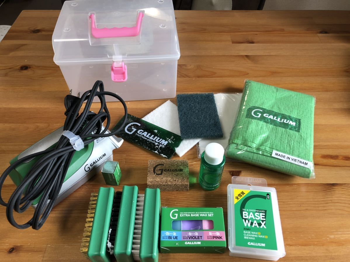 GALLIUM ガリウム | ホットワックス スノーボード CO.,LTD. スキー ワックスセット ワックス アイロン セット スノボ 株式会社 WAXING Set VIOLET