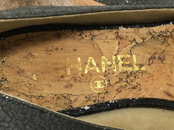シャネル フラットシューズ CHANEL ココマーク ⁄ レザー バレエ