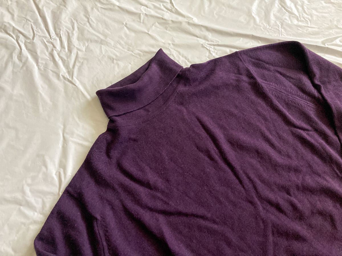  JOHN SMEDLEY ジョンスメドレー ニット パープル系 M クルチアーニ 好きにオススメ タートルネック ウール S L セーター(セーター)｜売買されたオークション情報、yahooの商品情報をアーカイブ公 男性用