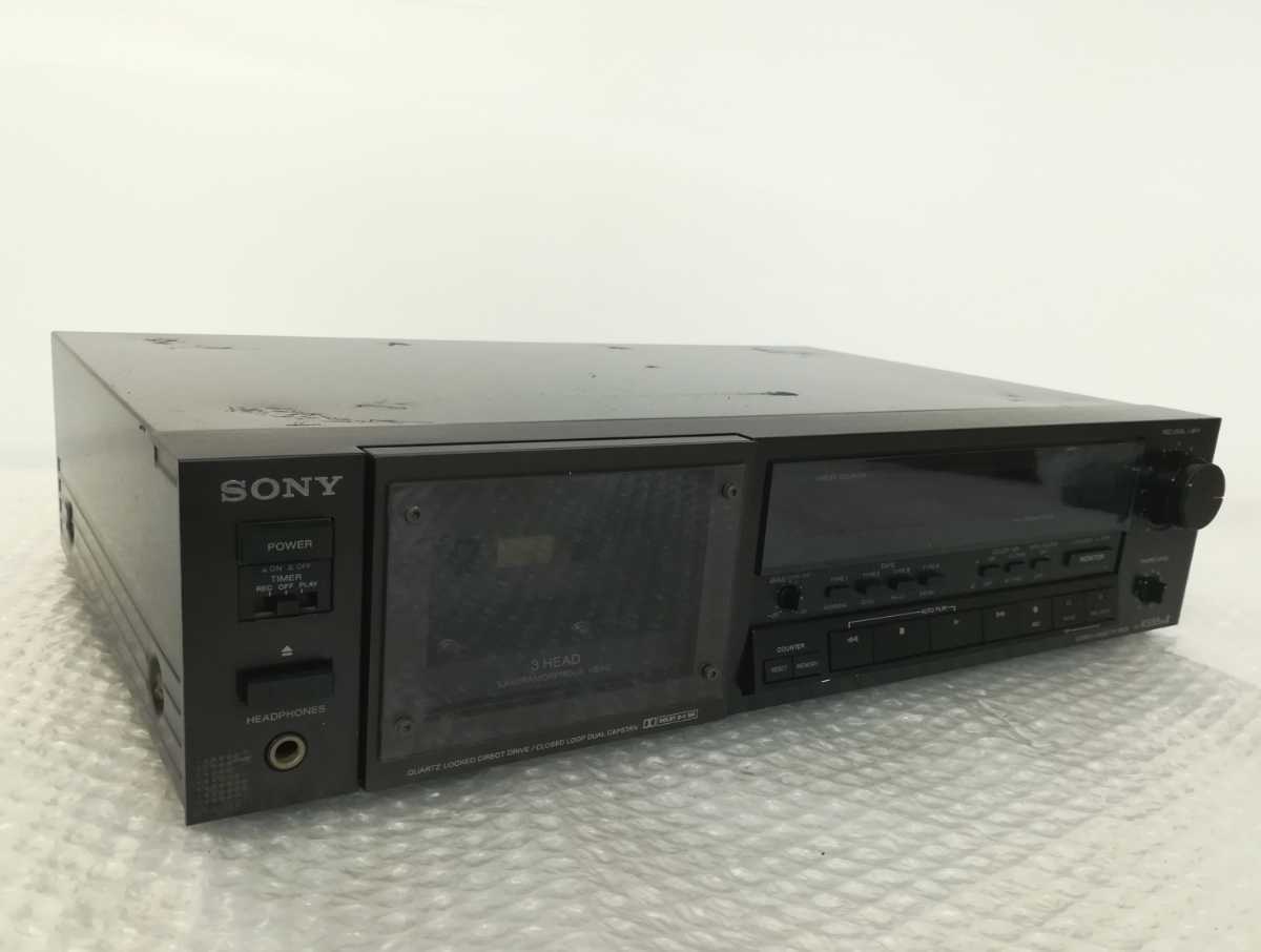 節約術購入】 【通電確認済】SONY TC-K555ES Ⅱ ソニー カセットデッキ