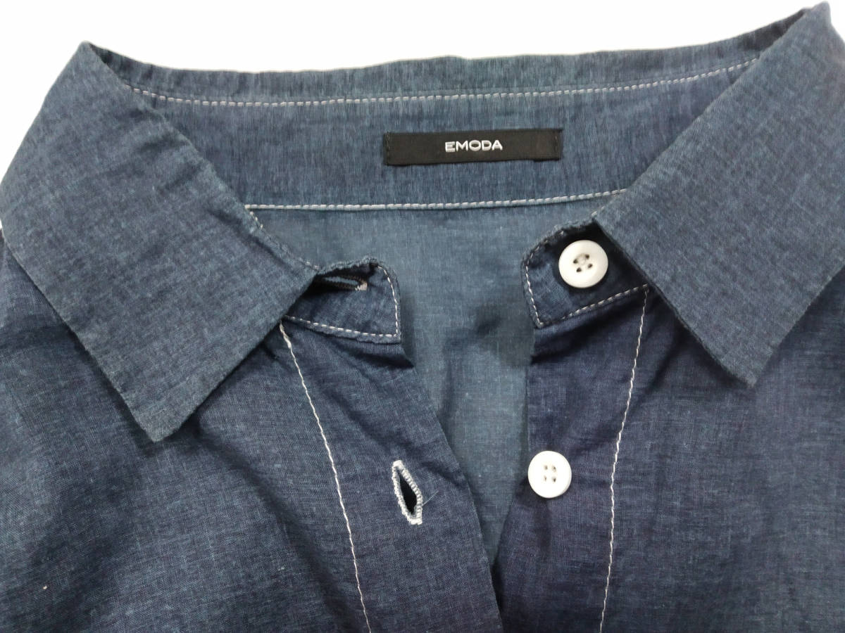 エモダ Emoda ネイビー ロング シャツ ワンピース M ワンピース 売買されたオークション情報 Yahooの商品情報をアーカイブ公開 オークファン Aucfan Com
