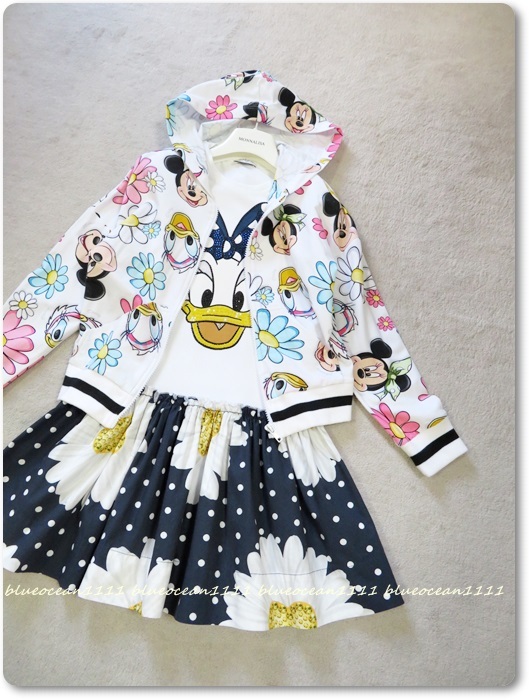 新品未使用　モナリザ　ディズニー　ミニー　ワンピース　140 新品未使用モナリザミニーワンピース140 ディズニー