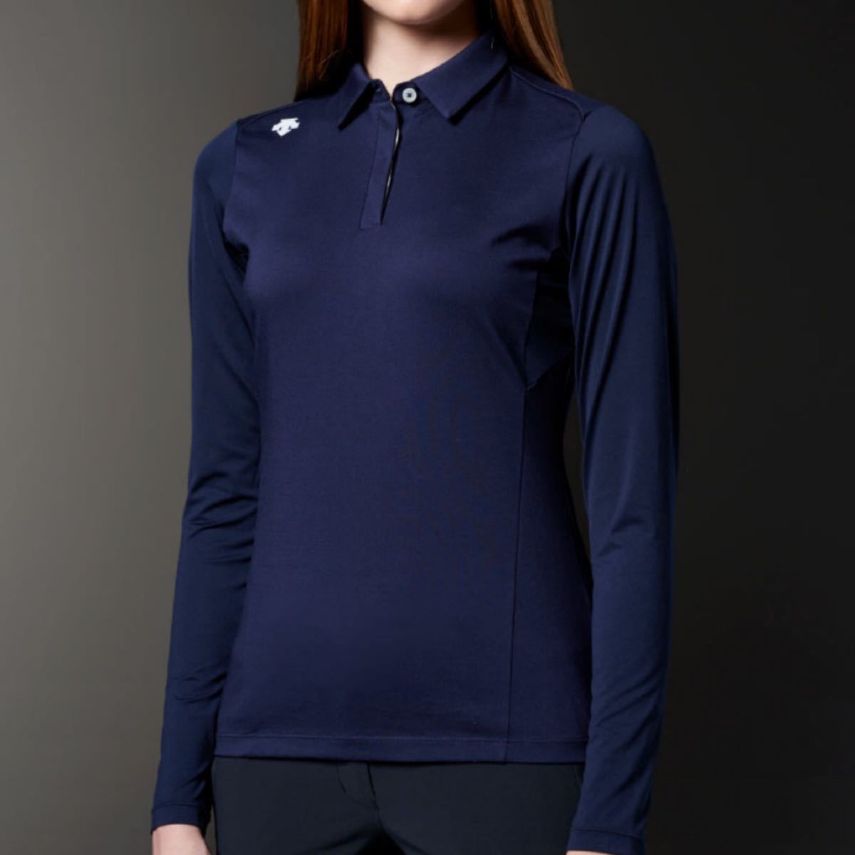 新作，SALE デサント DESCENTE 定価14000円 春秋モデル GOLF 長袖 長袖ポロシャツ レディース マナード ロングスリーブシャツ DGWMJB00 Mサイズ(その他)｜売買されたオークション情報、yahooの商品情報をアーカ シャツ