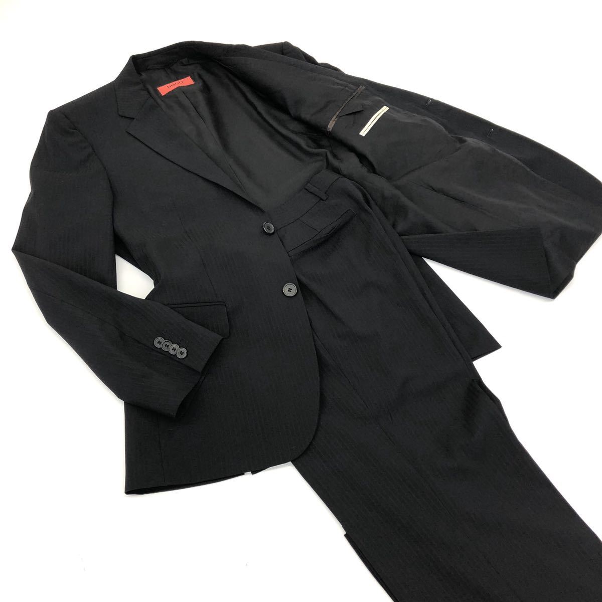 正規品，格安 C16《美品》HUGO BOSS ヒューゴボス 2釦 シングルスーツ