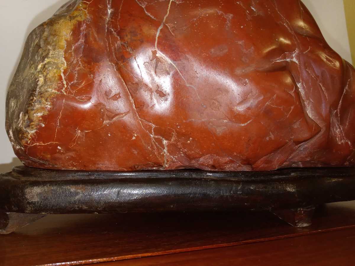 水石、赤石、重さ6kg、産出地不詳です | 鑑賞石 赤石 ジャスパー