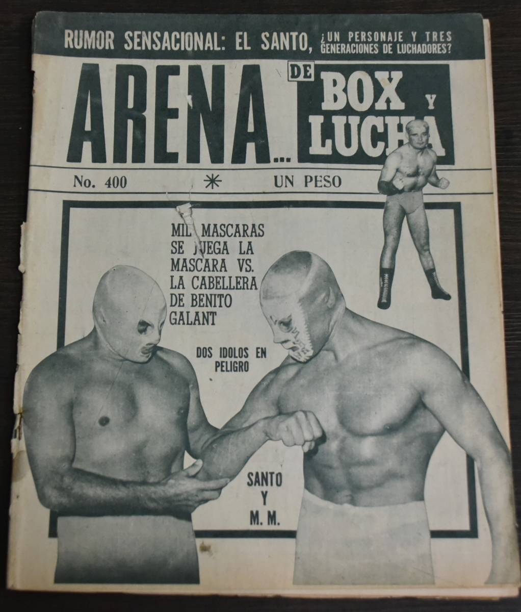 人気SALE，高品質 メキシコ雑誌BOXyLUCHA1965年400号ミルマスカラス覆面剥ぎ記事有り(マスク)｜売買されたオークション情報、yahooの商品情報をアーカイブ公開 - オークファン マスク