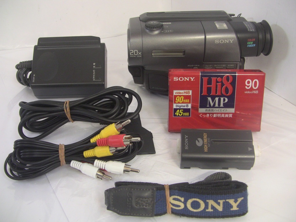 ダビングに！【動作確認済み】再生OK・録画OK SONY Hi8/8mmビデオ